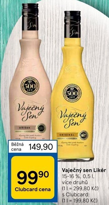Likéry Vaječný sen Palírna U Zeleného Stromu