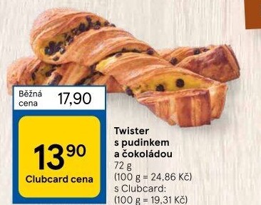 Pečivo sladké Twister