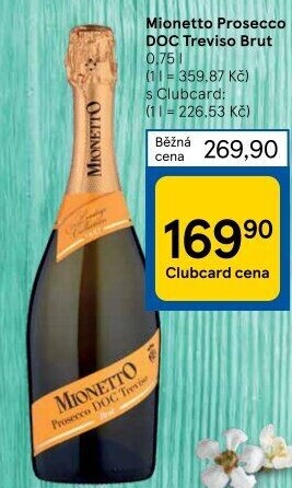 Prosecco brut DOC Treviso Mionetto