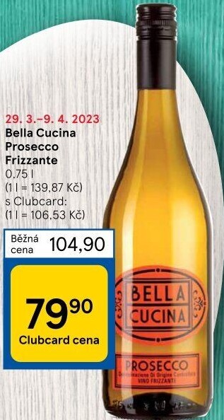 Prosecco Frizzante Bella Cucina