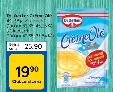 Pudink Créme Olé Dr. Oetker