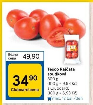 Rajčata soudková Tesco