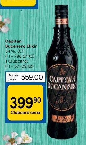 Rum Coffee elixir Capitan Bucanero