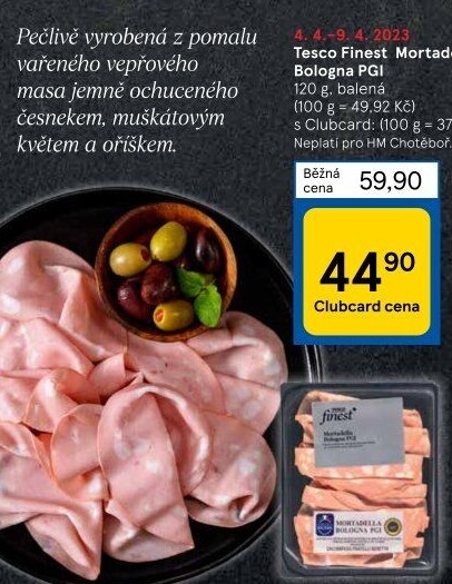 Salám Mortadella Tesco Finest