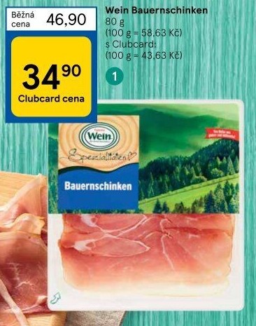 Šunka Bauernschinken Wein