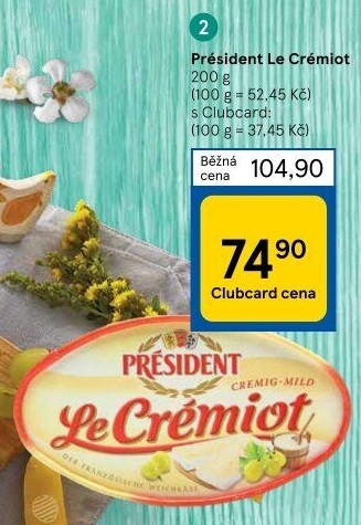 Sýr Le Crémiot Président