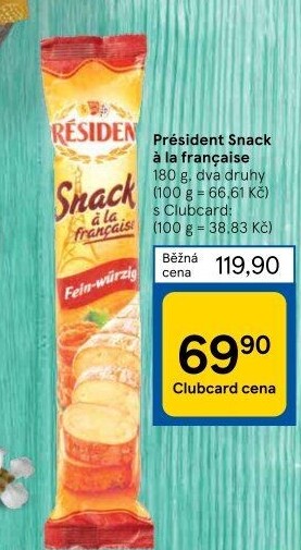 Sýr Snack Président