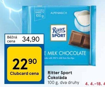Čokoláda Sport Ritter