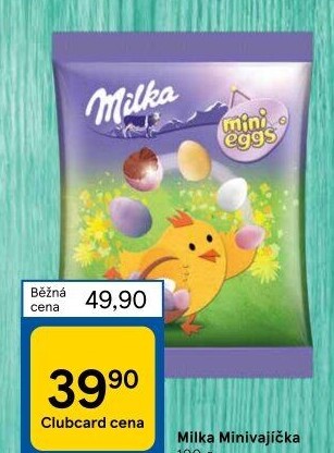 Čokoládová vajíčka mini Milka