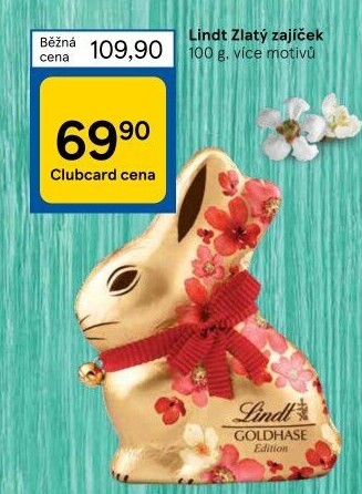 Čokoládový zajíc Lindt