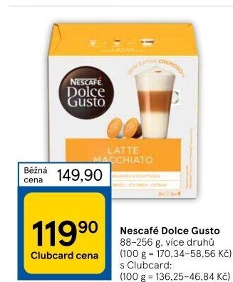 Kapsle Dolce Gusto Nescafé