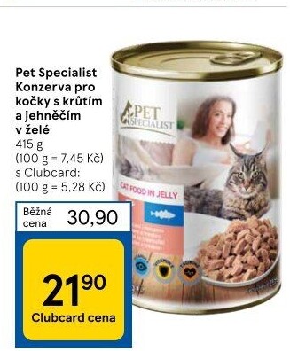 Konzerva pro kočky Pet Specialist