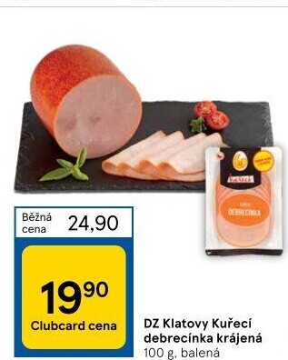 Kuřecí debrecínka DZ Klatovy