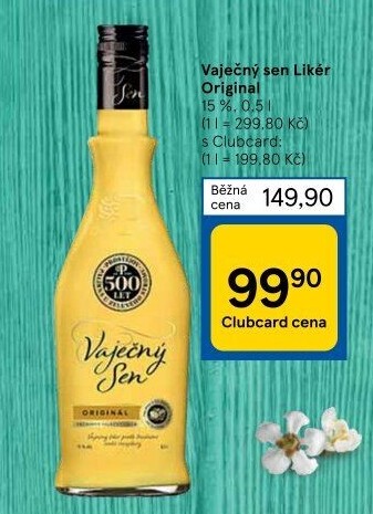 Likéry Vaječný sen Palírna U Zeleného Stromu