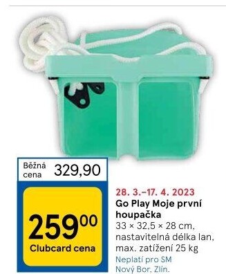 Moje první houpačka Go Play