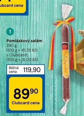Pomlázkový salám Kmotr