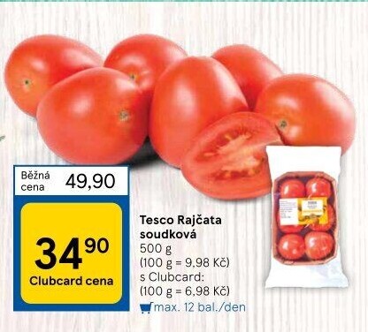 Rajčata soudková Tesco