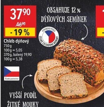 Chléb dýňový