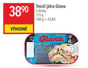 Játra tresčí Giana