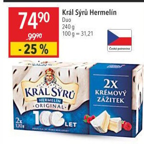 Sýr Hermelín Král sýrů