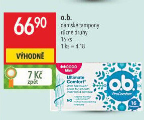 Tampony ProComfort O.B.