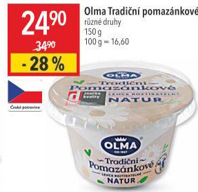 Tradiční pomazánkové Olma