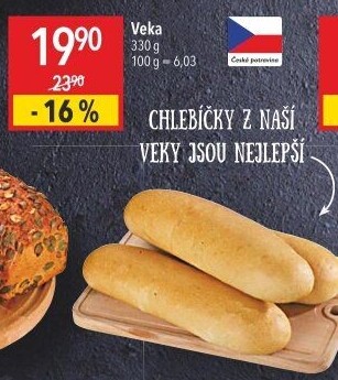 Veka chlebíčková