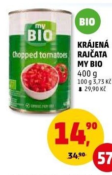 Rajčata krájená My BIO