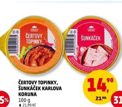 Směs čertovy topinky Karlova Koruna