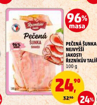 Šunka pečená nejvyšší jakosti Řezníkův talíř
