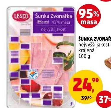 Šunka Zvonařka nejvyšší jakosti LE&amp