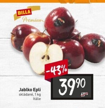 Jablka Epli Premium Billa