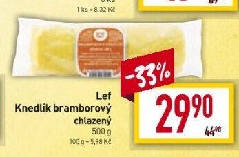 Knedlík bramborový Lef