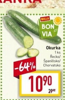 Okurka hadovka Billa Bonvia