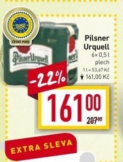 Pivo Pilsner Urquell
