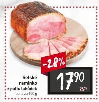 Šunka selské ramínko
