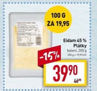 Sýr Eidam 45%