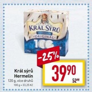 Sýr Hermelín Král sýrů