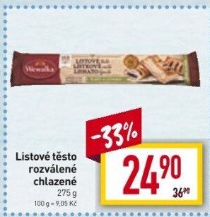 Těsto listové Wewalka