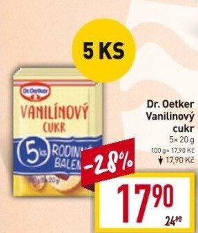 Vanilínový cukr Dr. Oetker