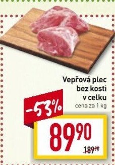 Vepřová plec bez kosti