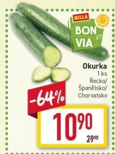 Okurka hadovka Billa Bonvia