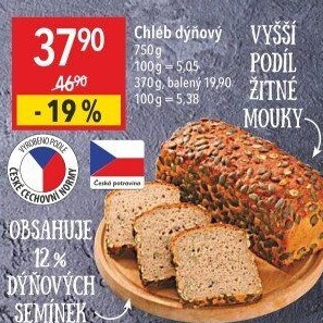 Chléb dýňový