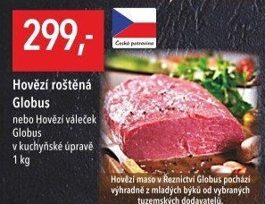 Hovězí roštěná Globus