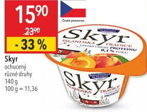 Dezert zakysaný ochucený Skyr Bohušovická mlékárna