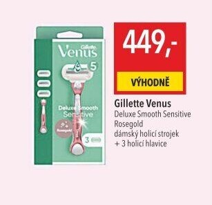 Holicí strojek dámský Sensitive Deluxe Smooth Gillette Venus