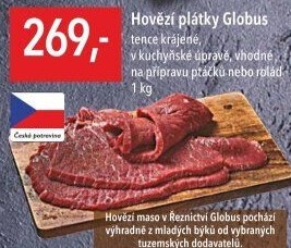 Hovězí plátky Globus
