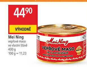 Maso vepřové ve vlastní šťávě Meining