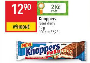 Oplatky Knoppers NutBar Storck
