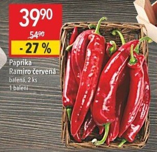 Paprika červená Ramiro